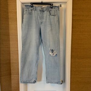 Universal Thread Light Blue Mid-Rise 90s Baggy Jeans
